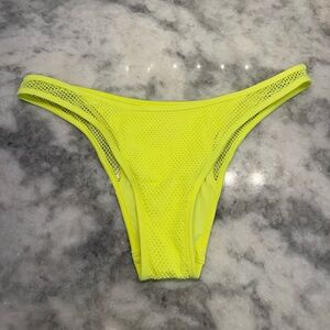 Victoria's Secret Neon Yellow Bikini Bottom